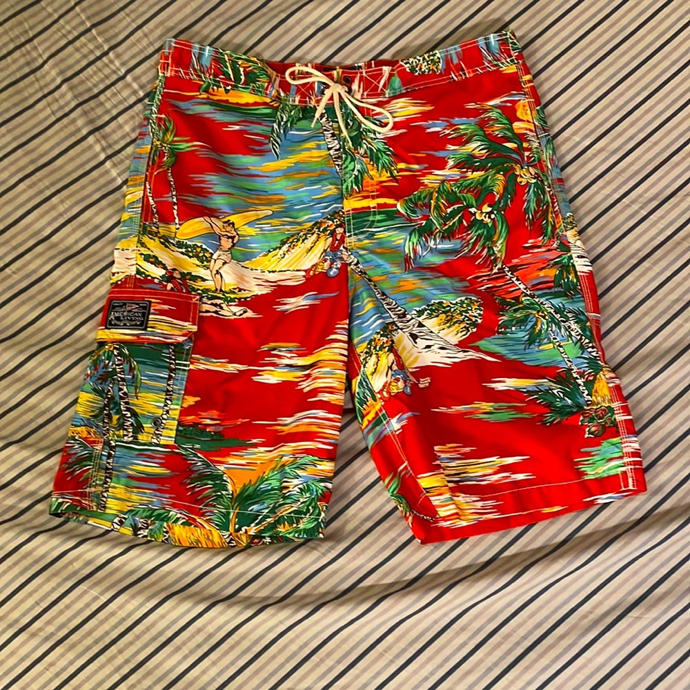 American Living - Hawaiian Board Shorts - M - Brand New